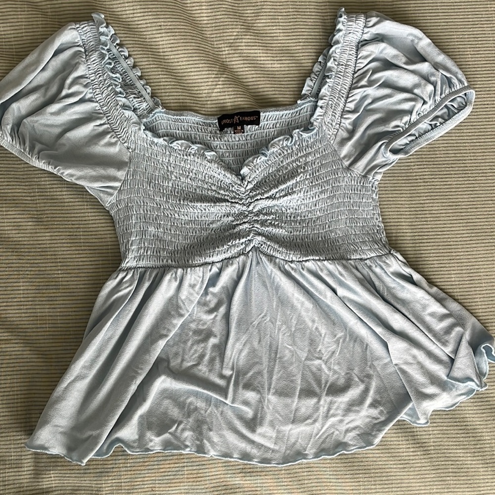 Light Blue Cinderella Top